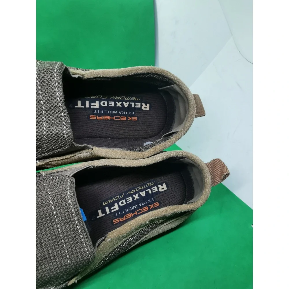 Skechers Men's Superior Milford Slip-on Boat Shoes Size 11 WW Extra Wide Fit